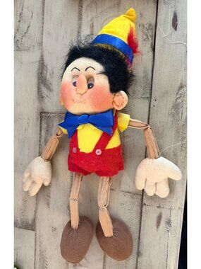 Jody Battaglia Handmade Pinocchio Soft Sculpture Marionette Original Tag Plush